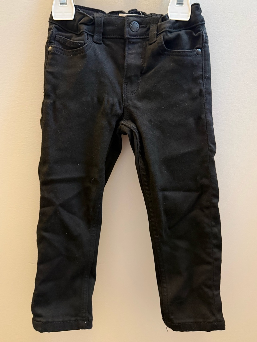 Target Girls Black Skinny Denim Pants Size 2T fitted regular length